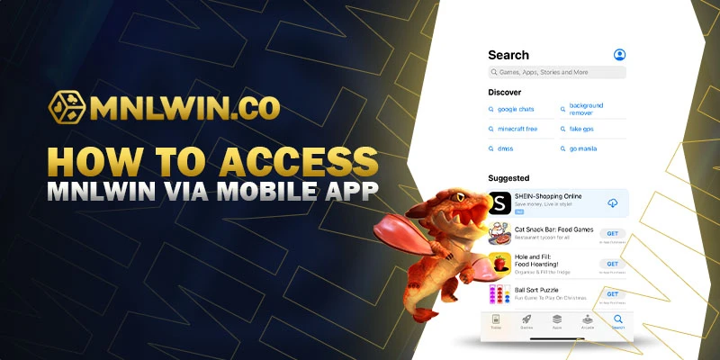 How to access MNLWin via Mobile App